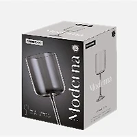 S&Co Moderna Verres à vin rouge, ensemble de 4