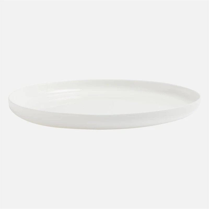 S&Co Oslo Opal Glass Dinner Plates, Set of 4