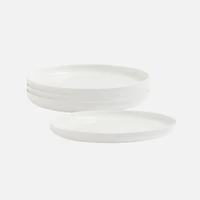 S&Co Oslo Opal Glass Salad Plates, Set of 4 