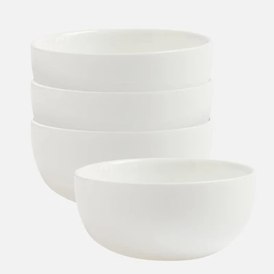 S&Co Oslo Opal Glass bols à collation, Ensemble de 4