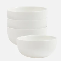 S&Co Oslo Opal Glass bols à collation, Ensemble de 4 