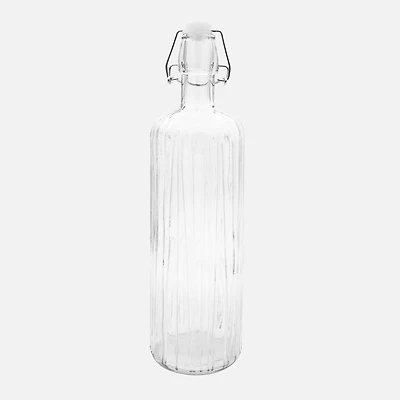 Linea Clear Glass Bottle by Safdie & Co.