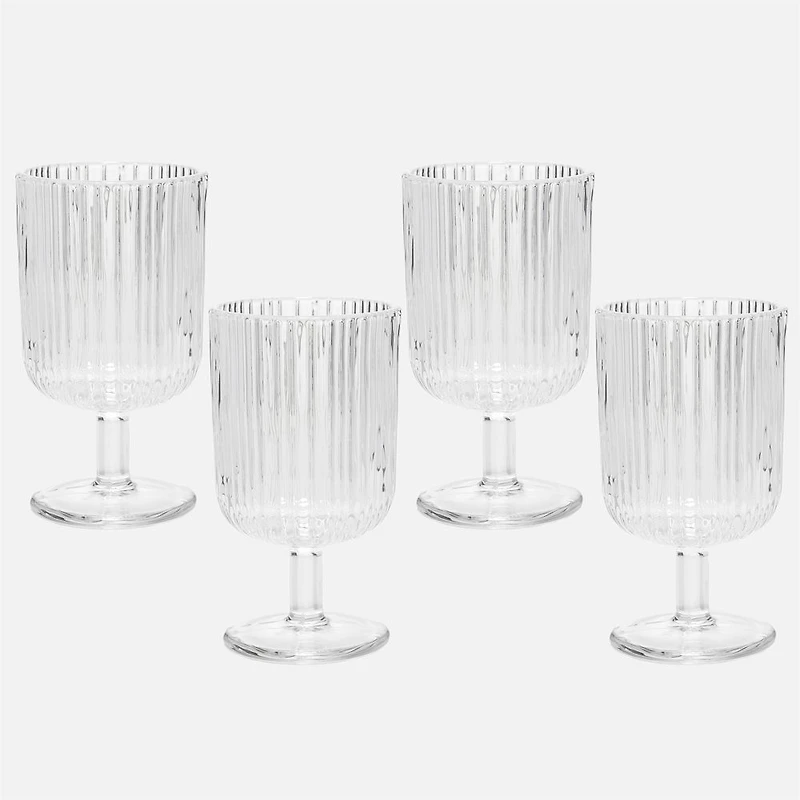 Safdie Ridge Goblets, Set of 4 -  310ml