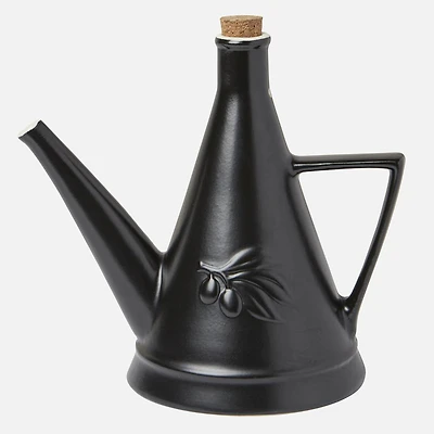 Vintage Olive Oil Can, 355 ml - Matte Black