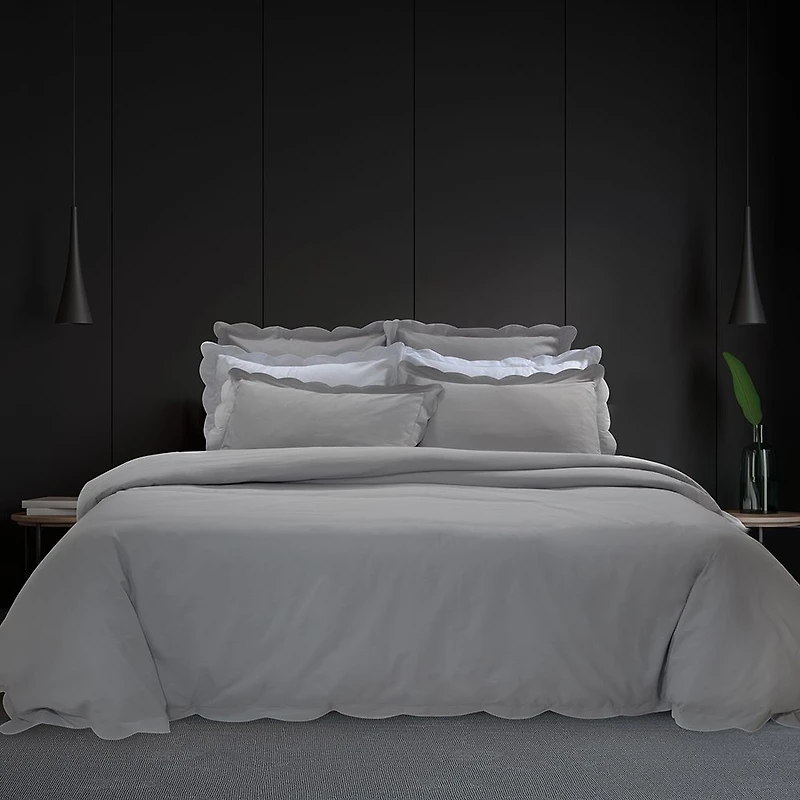 Scalloped Duvet Cover Set