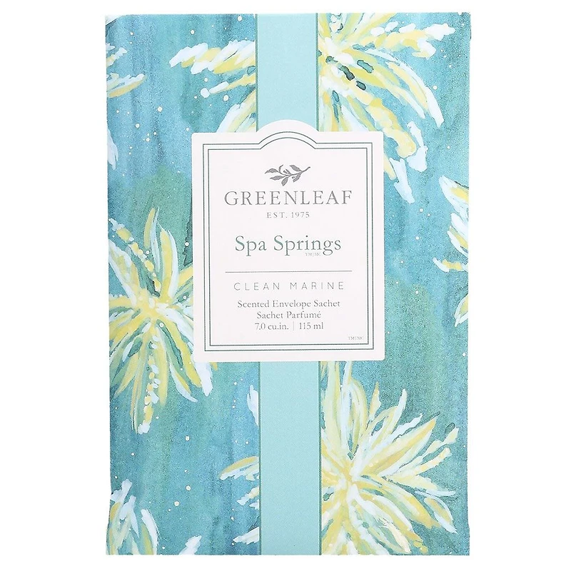 Grand sachet parfumé au spa tropical par Greenleaf