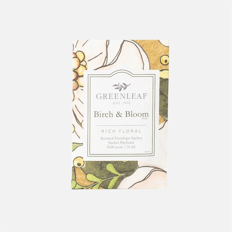 Petit sachet parfumé - Bouleau et fleurs