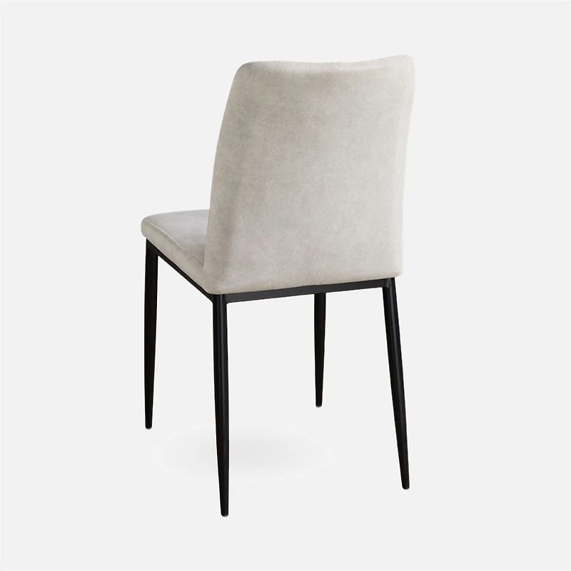 Seldo Chaises de salle à manger en PU, Ensemble de 4 