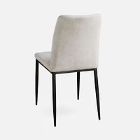 Seldo Chaises de salle à manger en PU, Ensemble de 4 