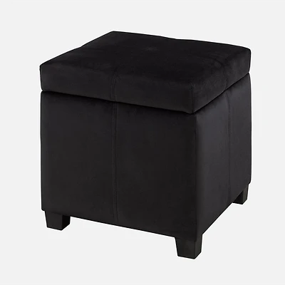 Sendra Storage Ottoman - Black