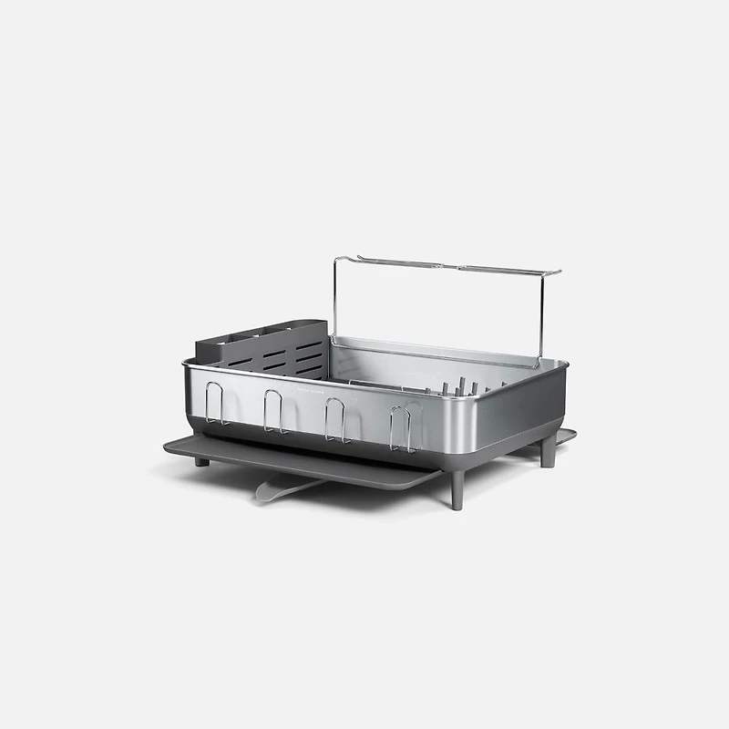 simplehuman Steel Frame Dishrack, Stainless Steel - Grey