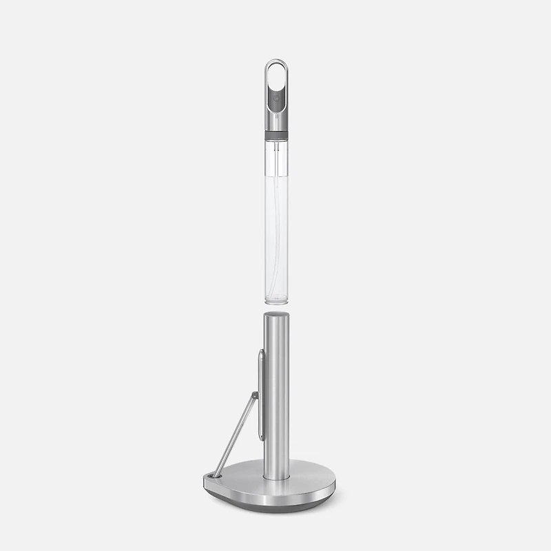 simplehuman Paper Towel Holder with Spray, Brushed Stainless Steel