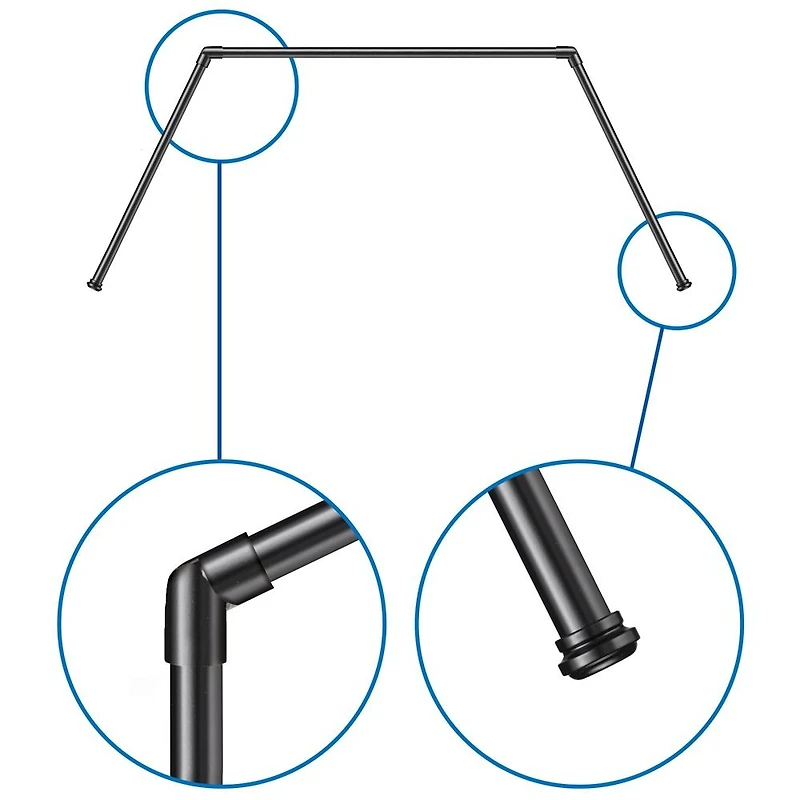 Empire Bay Window Rod - Black