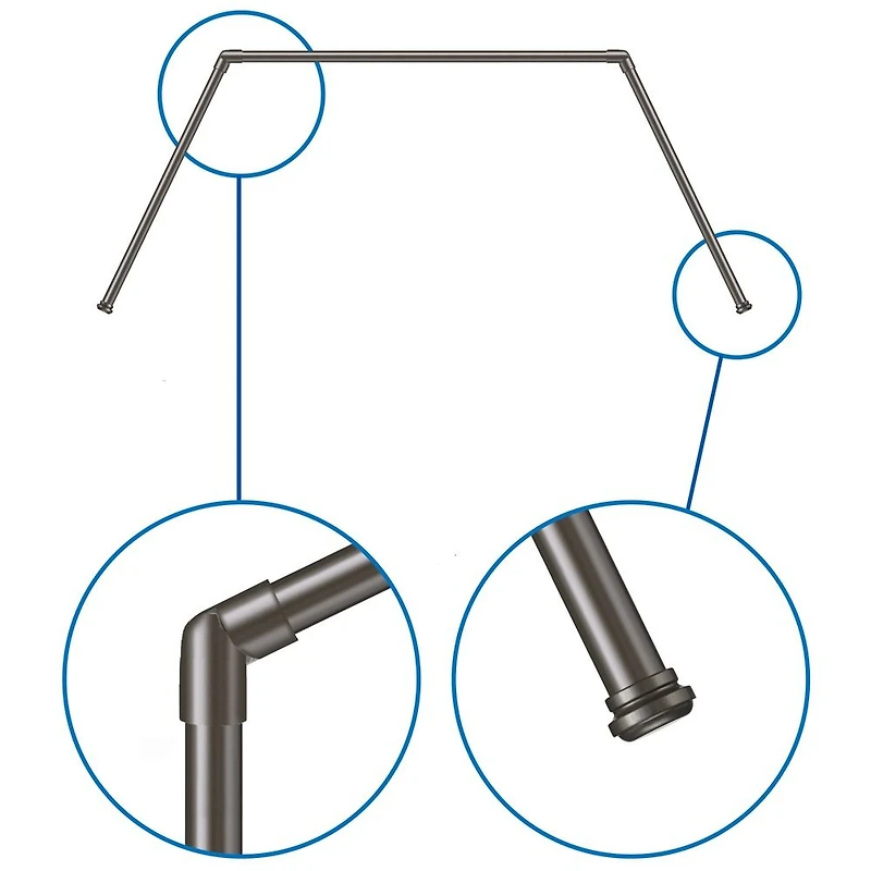 Empire Bay Window Rod - Oil Rubbed Bronze