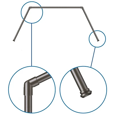 Empire Bay Window Rod - Oil Rubbed Bronze