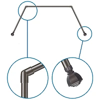 Venice Bay Window Rod - Oil Rubbed Bronze