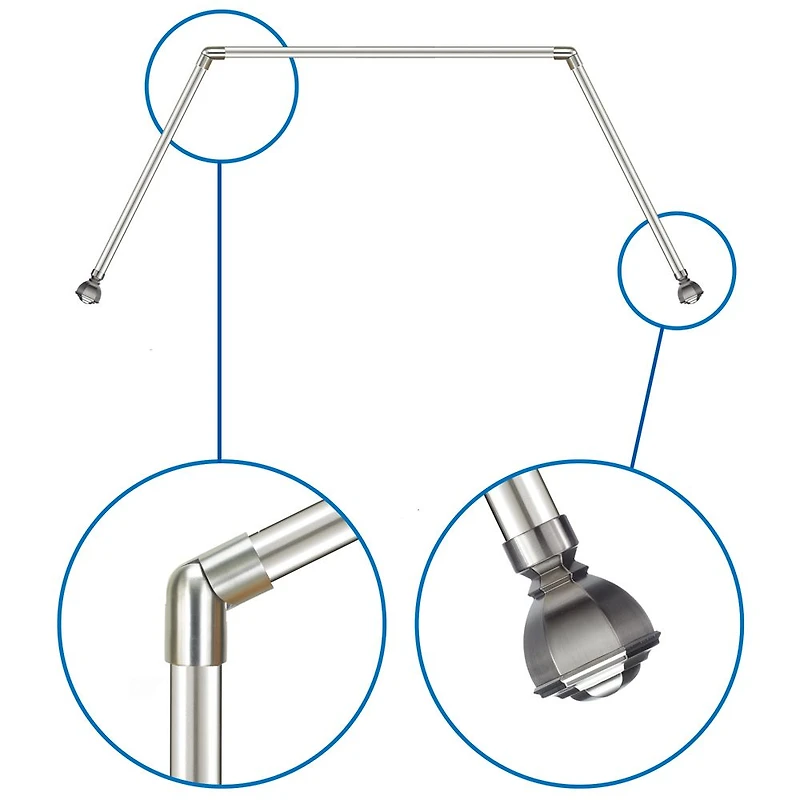 Venice Bay Window Rod - Stainless