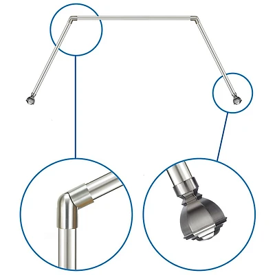 Venice Bay Window Rod - Stainless