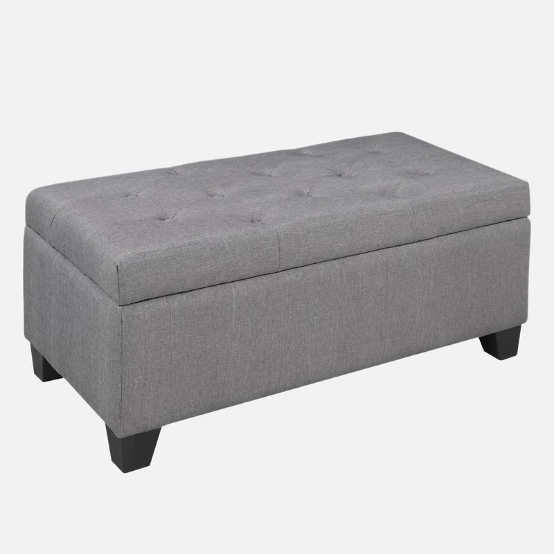 Soby Storage Ottoman - Grey