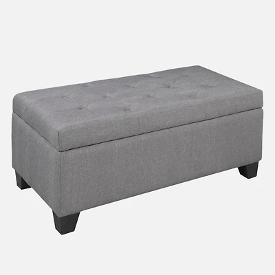 Soby Storage Ottoman - Grey
