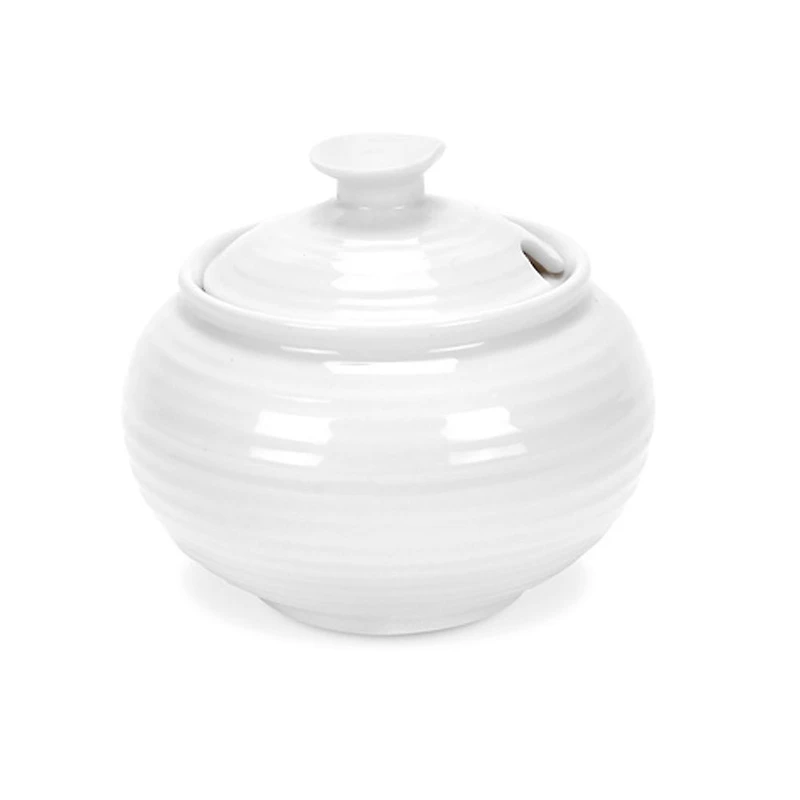 Sophie Conran White Sugar Bowl with Cover by Portmeirion
