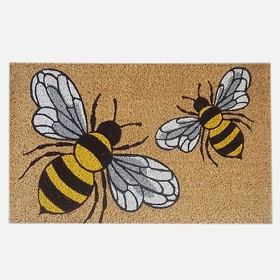 Bees Coir Doormat - 18 x 30"