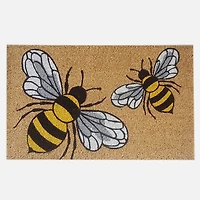 Bees Coir Doormat - 18 x 30"