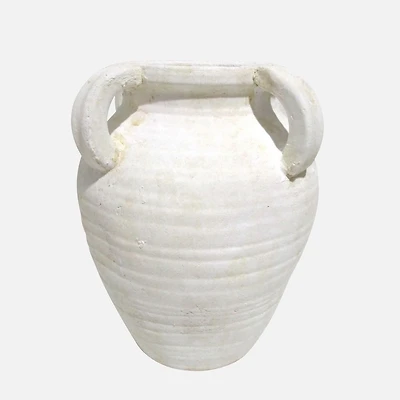 Handled Jug - 10", white