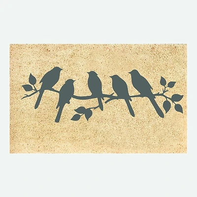 BIRD FAMILY TREE Tapis de Coco