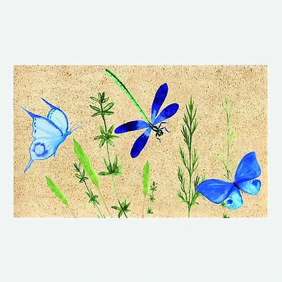 BLUE DRAGONFLY Tapis de coco