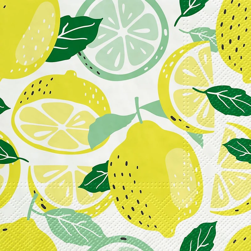 Tasty Lemon Napkins by - Pack of 20