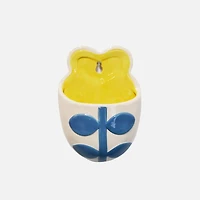 Wall Vase with Yellow Flowers