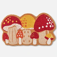 Coir Rug, Gathered Mushrooms Shaped