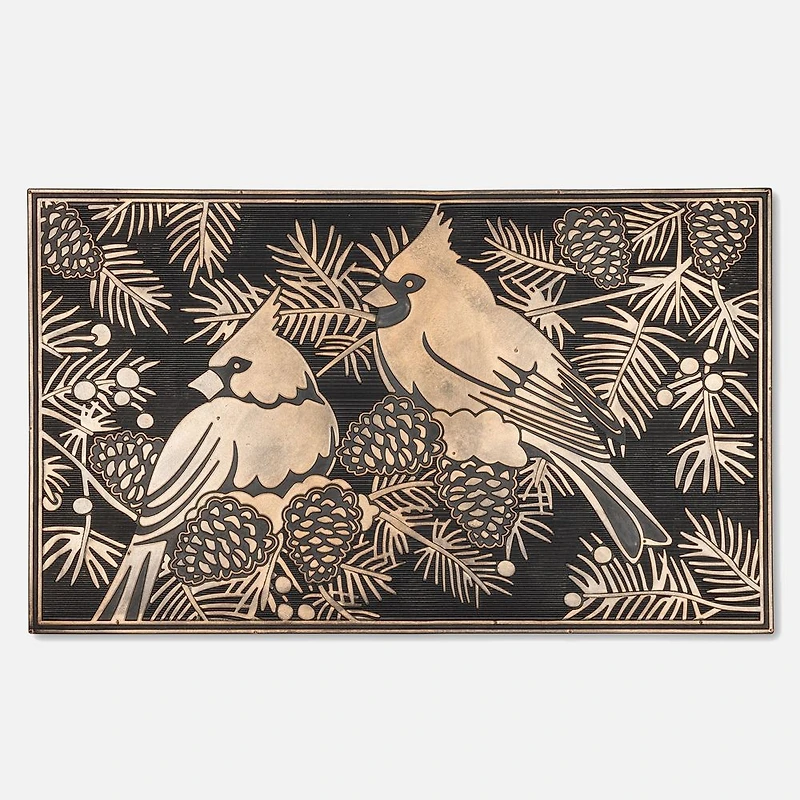 Coir Rug, Tan - Cardinals, 18" x 30"