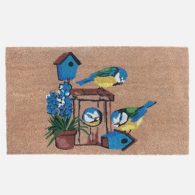 Paillasson en fibre de coco - Cabane d'oiseau 