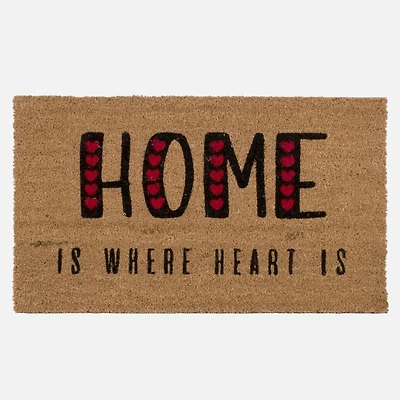 Paillasson en fibre coco - Home Is Where Heart Is