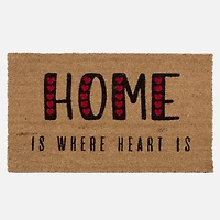 Coir Rug - Home Is Where Heart Is