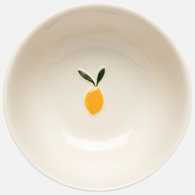 Danica Petite Motif Bowl - Lemon