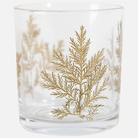 Danica Folia Porte-bougie en verre