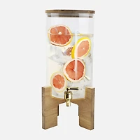 JS Gourmet Distributeura boisson avec couvert Acacia