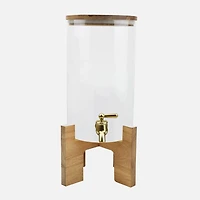 JS Gourmet Distributeura boisson avec couvert Acacia