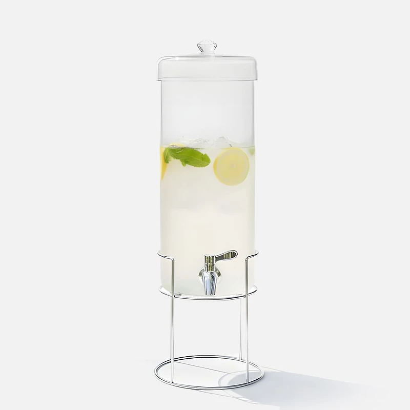 JS Gourmet Distributeur a boisson avec support acier inoxydable