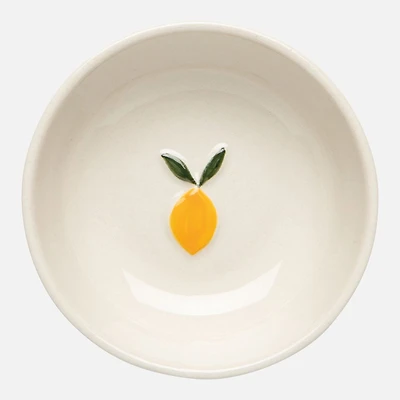 Danica Petite Motif Pinch Bowl - Lemon