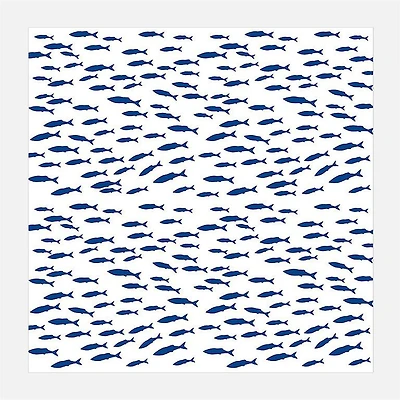 Fish Shoal Luncheon Napkins, pack of 20