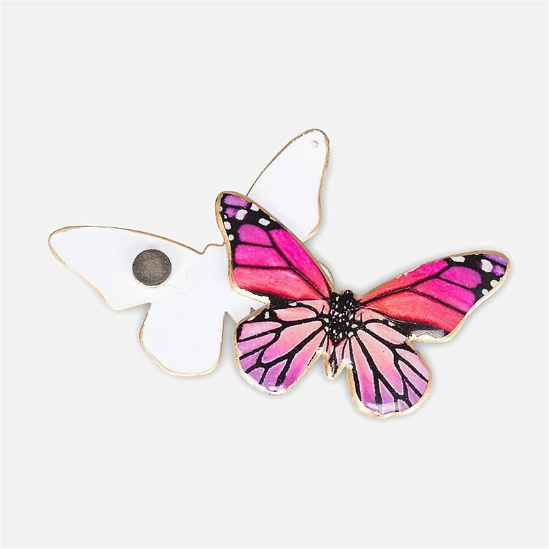 Aimant double face - Papillon