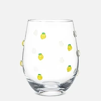 Verre à vin sans pied - Citrons