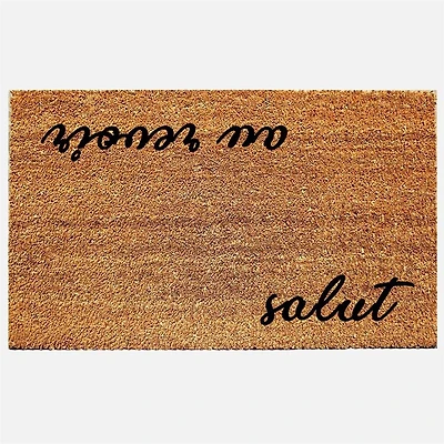 Coir Doormat - Salut, Au Revoir