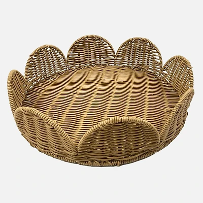 S&Co Plateau en paille tissée