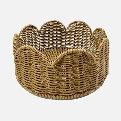 S&Co Panier à fruits en paille