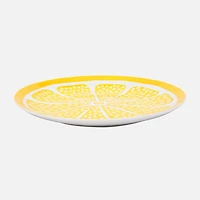 S&Co Assiettes à salade agrumes, ensemble de 4